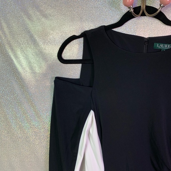 Lauren Ralph Lauren | Cold Shoulder Dress - Picture 3 of 7